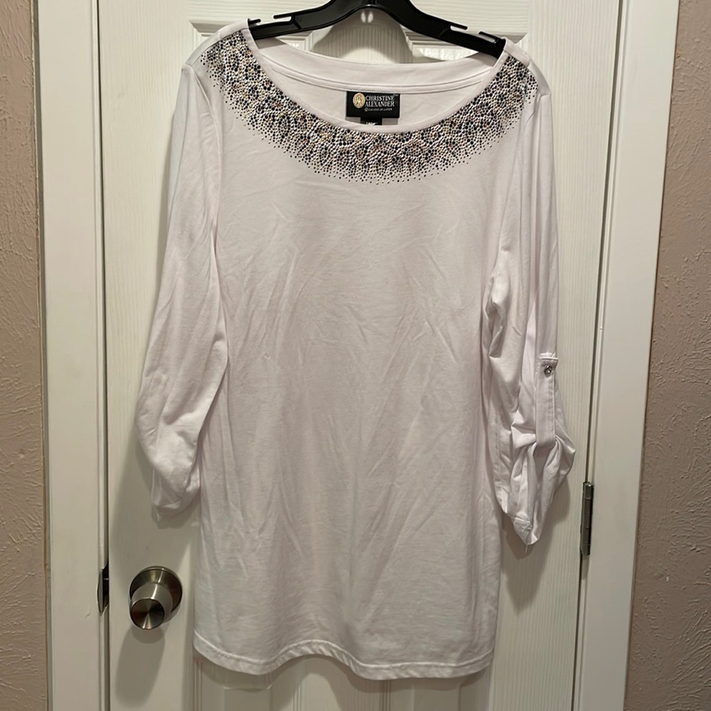Women’s rhinestone top